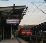 RE 22315 (Rottweil-Neustadt(Schwarzw) mit Schublok 218 499-2  in Rottweil 27.10.09