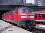 218 486-9 im Hamburg HBF am 2.7.05