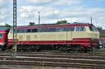 218 105-5 im rot/beigen Design in Euskirchen - 13.05.2011