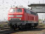 DB 218 137-8 auf der Lokparade in Koblenz-Ltzel am 21.5.2011