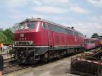 BR 218 387 der Kurhessenbahn in Darmstadt am 04.06.11