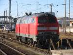 218 342-4 auf Mnchen Hauptbahnhof am 4-2-2007.