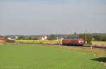 218 421 + 218 418 als LZ-Fahrt am 27.09.2011 bei Batzhausen
