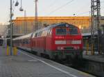 Am 27.12.2011 wurde 218 493-5 im Mnchner HBF bereit gestellt zur weiterfahrt nach Memmingen.