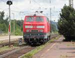 Und weil's so schn war, hab ich den Nachschuss auch gleich noch hochgeladen. 218 833-2 als Tfzf in Fahrtrichtung Norden. Aufgenommen am 14.07.2012 in Eichenberg.