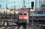 218 838 am 06.01.14 im Münchner Ostbahnhof