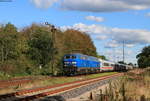 218 448-9 und 218 458-8 mit dem IC 2310 (Frankfurt(Main)Hbf-Westerland(Sylt)) in Rissum Lindholm 1.9.20