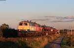 218 490-1 und 218 366-3 mit dem AS 1458 (Niebüll-Westerland(Sylt)) in Lehnshallig 1.9.20