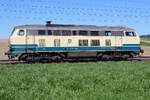 Aggerbahn 215 082-9 [9280 1225 082-7 D-AVOLL]  am 8. April 2026 bei Vierkirchen. Grad gestern schon auf der anderen Seite von München geknipst. Ist für smart rail unterwegs.
