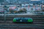 AIXrail 218 487 mit Schwellenzug in Wuppertal, M�rz 2026.