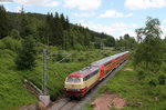 218 105-5 und 146 112-8 auf Testfahrt bei Aha 20.6.16