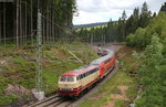 218 105-5 und 146 112-8 auf Testfahrt bei BÄrental 20.6.16