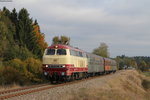 218 105-5 mit dem DPE 24054 (Rottweil-Freiburg(Brsg)Hbf) bei Zollhaus 22.10.16