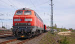 Lokdown - 24.04.2021 - Lokomotive 218 399-4 viel Wagenmaterial und Lokomotiven sind z.Zt in Mönchengladbach im Lockdown.