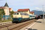 Railsystems RP 218 447-1 beim Rangieren am 29.08.18 in Immenstadt Allgäu 