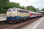 Lokomotive 218 460-4 am 06.06.2020 in Dortmund (Signal Iduna Park).