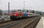 Am 25.11.21 brachten 218 463 und ihre blaue Schwesterlok 218 054 (alias 218 448) den IC 118 von Lindau nach Stuttgart.