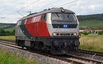 218 117 der Heros Rail rollte am 16.06.17 Lz durch Retzbach-Zellingen Richtung Würzburg.