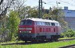 DB Fernverkehr AG, Frankfurt (Main) mit ihrer  218 397-8  (NVR:  92 80 1218 397-8 D-DB ) am 03.05.23 Durchfahrt Bahnhof Magdeburg Neustadt.