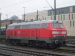 218-831-6 ruhte sich am 21.02.2009 in Hannover HBF aus.