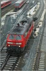 Die DB 218 439-8 in Ulm.