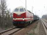 119 158-4 mit einem Sonderzug von Berlin nach Nossen am 08.04.2007.