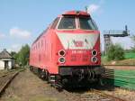 Das U-Boot 219 003 des Bw Chemnitz-Hilbersdorf war am 24.08.07 zum Heizhausfest ausgestellt.