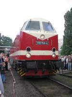 BR 119 158-4 aufgenommen am 05.07.2008 beim Besuch des Bw Festes in Halle