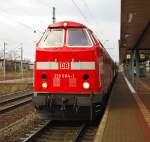 In Gotha findet dann der Fahrtrichtungswechsel statt. Auch der Himmel wurde ein bisschen freundlicher. Aufgenommen am 06.12.2009 in Gotha.