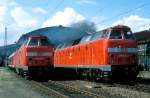 219 012 + 219 026  Dresden - Neustadt  xx.04.98