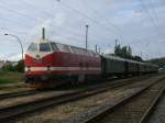 119 158 stand,am 29.Juni 2013,mit dem Strtebekersonderzug bis zur Rckfahrt,kurz vor Mitternacht,in Bergen/Rgen.