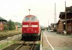219 157-6 in Sassnitz Sommer 2005 (Gescanntes Bild)