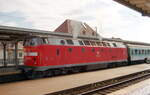 219 056-9 Weimar Mai 2001 fährt wieder einmal Ersatz für 612er, Negativ Scan