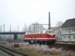 BR 119 158-4 -DR- wird umgesetzt.
Lbeck Hbf (22.12.2007)