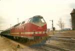 Ein bekannter Nebenbahnbahnhof in Mecklenburg-Vorpommern ist Karow.Im April 1997 konnte man zur gleichen Zeit vier Zge gleichzeitig aus verschiedenen Richtungen erleben.Die Grenteils mit Loks der