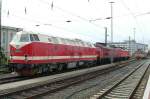 119 158-4 gesellte sich am 20.10.04 mit zu 101 101-4, 371 005-0 232 091-9 und 234 278-0 in die Abstellgruppe des Dresdner Hbf.