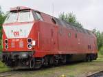 219 003-1 im Bw Chemnitz Hilbersdorf zum Heizhausfest 2004