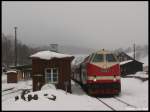 119 158-4 mit einem Sonderzug aus Berlin am 28.02.2009 in Cranzahl