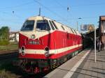 119 158-4 auf der Fahrt von Berlin nach Wolsztyn verschnauft sich in Frankfurt (Oder).