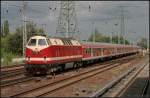 119 158-4 auch am letzten Tag im Einsatz, erreicht mit dem ILA-Shuttle gleich Bln.-Lichtenberg (gesehen Berlin Friedrichsfelde Ost 13.06.2010)