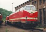  U-Boot  219 131 am 02.06.1994 im Bw Aue(Sachsen).
(Scann von Org.Foto)