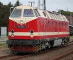 119 158-4 kam am 10.08.2014 nochmal zur 24.Hanse-Sail mit einem Sonderzug von Berlin-Schneweide nach Warnemnde.