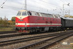 119 158-4 mit DPE 20047 von Berlin-Schneweide nach Bad Doberan bei der Einfahrt im Rostocker Hbf.29.10.2016