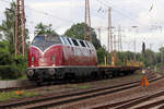 220 033-5 der Hammer Eisenbahnfreunde durchfährt mit einem Bauzug Recklinghausen-Ost 12.7.2017