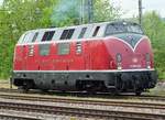 V200 033 der Hammer Eisenbahnfreunde am 29.04.18 im Bw Trier.