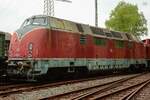 V200 017 DB im Eisenbahnmuseum Bochum Dahlhausen, April 2025.