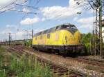 V 270.07 von EBW-Cargo rangiert in Stuttgart-Untertrkheim. 18.08.08