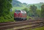 V 200 033 als Tfzf(D) 88777 Vienenburg - Holzminden(-Hamm) am 30.5.2010 durch Stadtoldendorf