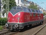 V200 033 der MEH beim umsetzen in Bonn Hbf. am 06.06.2010