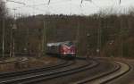 Ein Oldtimer in der Einfahrt des Bahnhof Hasbergen!
Am 15.02.2014 um 9.21 Uhr war V 200033, an diesem Tag mit 220033 beschildert, 
mit einem kurzen Sonderzug der Hammer Eisenbahnfreunde unterwegs ins Ammerland.